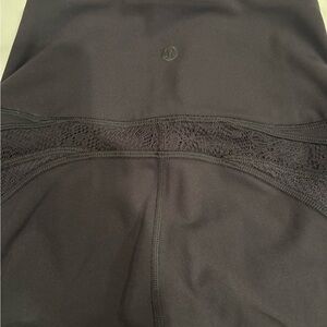 Lululemon Wunder Under Crop Legging with Lace